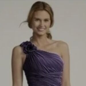 Elegant One Shoulder Purple Bridesmaid Dress